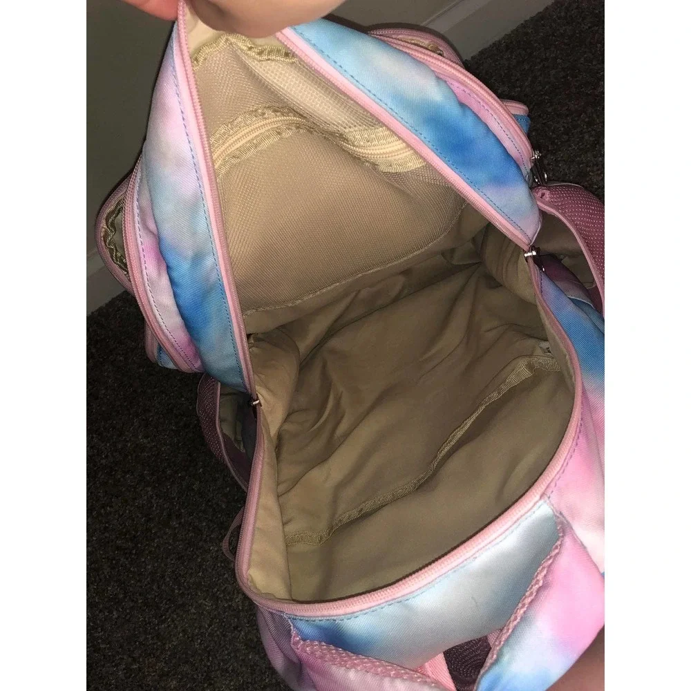 Unicorn-tie Dye Rainbow Bookbag and Lunchbox